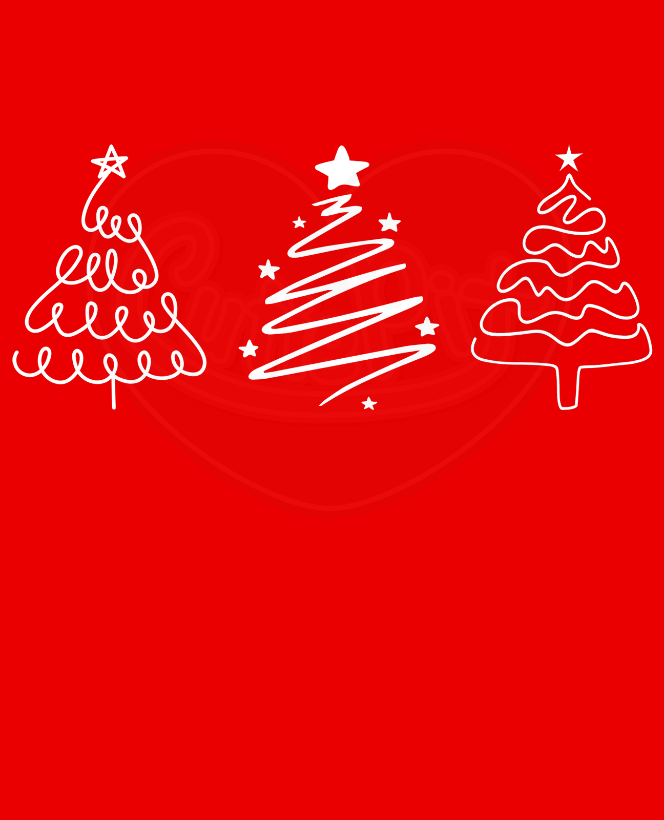 Infant bodysuit - Winter trees white